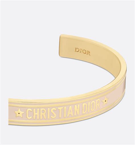 dior armreifen gold|Dior schriftzug armband.